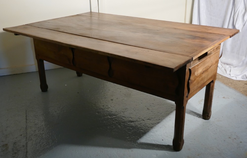 Rare French Oak Preparation and Dining Farmhouse Table View III