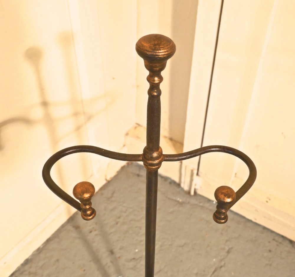 Art Nouveau Cast Iron and Gilt Walking Stick Stand or Umbrella Stand View III