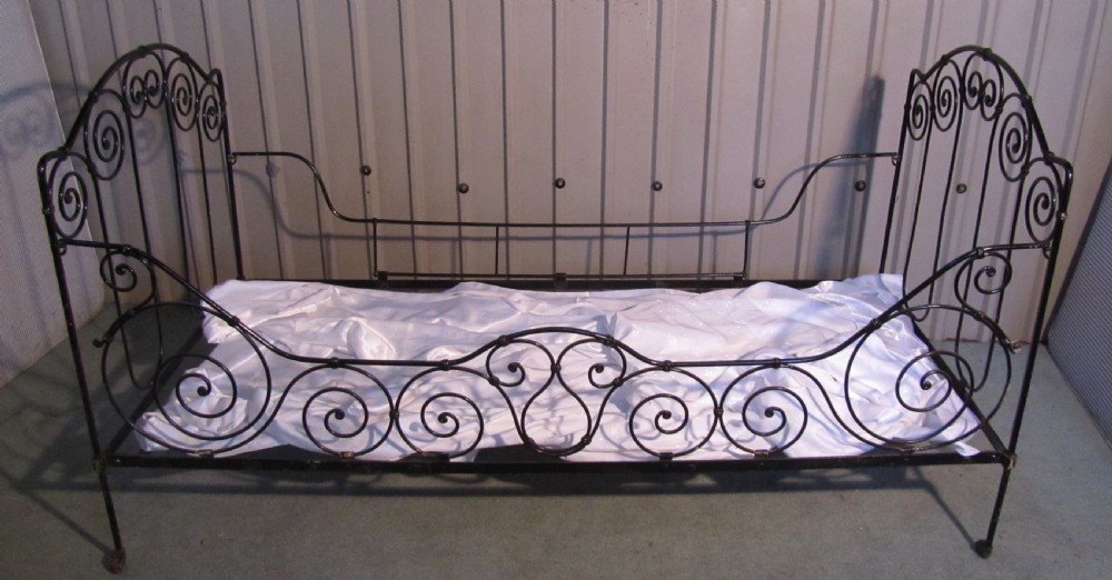 A French Iron Single or Day bed View VIII