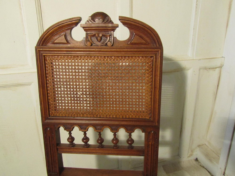Set of 6 French Provincial Carved Walnut Dining Chairs View II