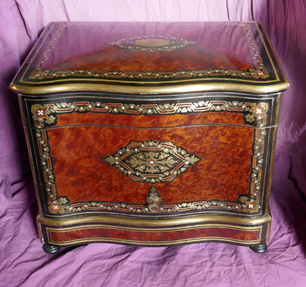 Inlaid Cave de Liqueur by Maison Alphonse Giroux, Circa 1830
