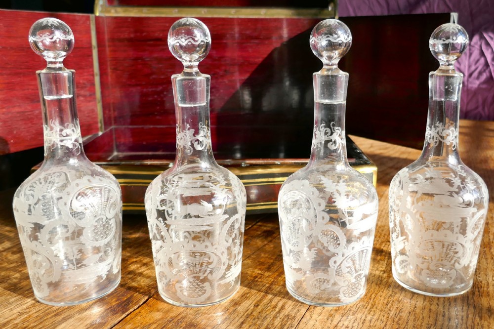 Inlaid Cave de Liqueur by Maison Alphonse Giroux, Circa 1830 View IV