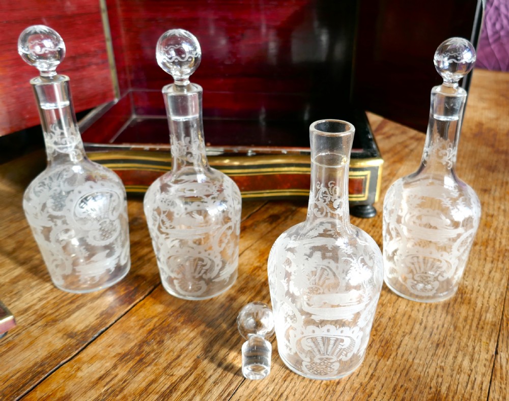 Inlaid Cave de Liqueur by Maison Alphonse Giroux, Circa 1830 View VIII