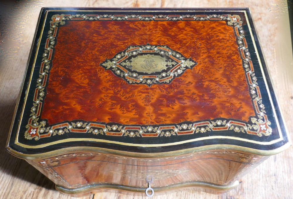 Inlaid Cave de Liqueur by Maison Alphonse Giroux, Circa 1830 View XI