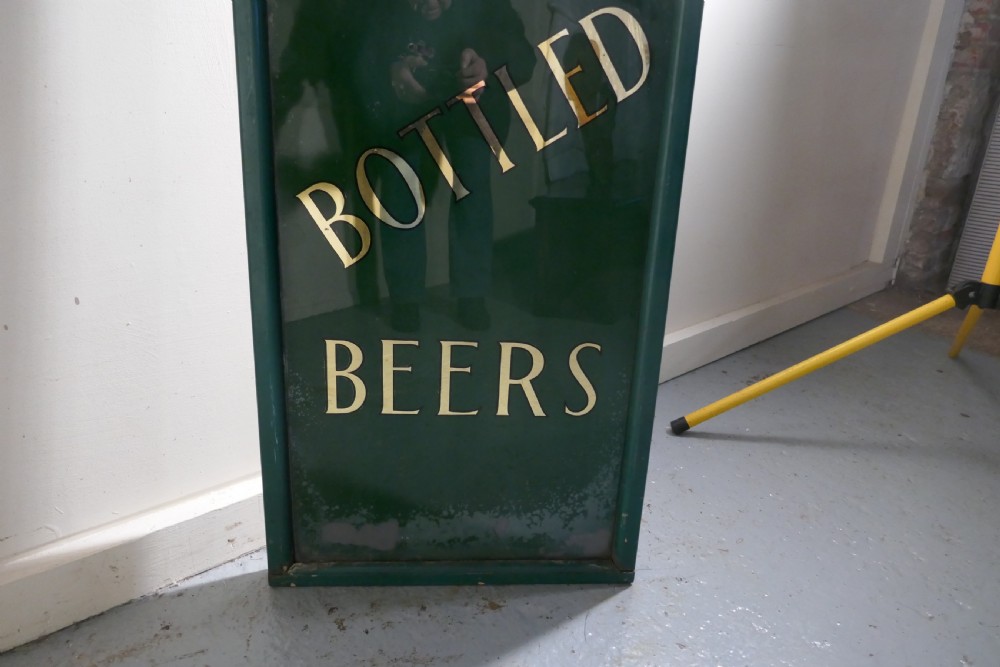 19th Century Pub Mirror Advertising Sign View III