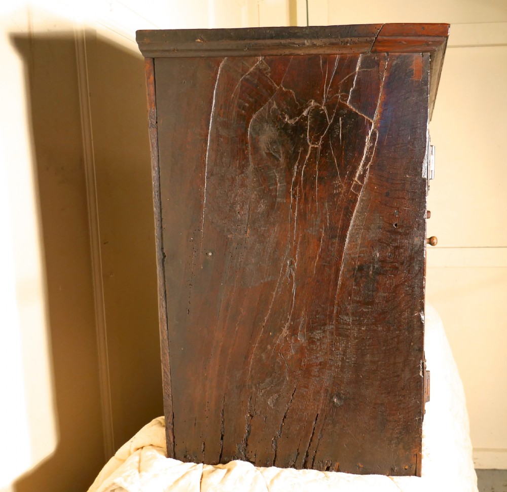 17th Century Antique Oak Food Cupboard, Bread Hutch View VIII