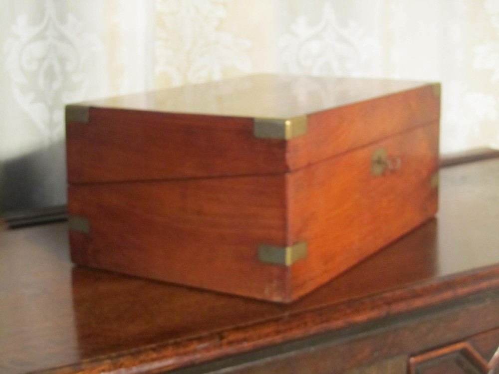 A Victorian Walnut Lap Desk or Writing Slope View VIII