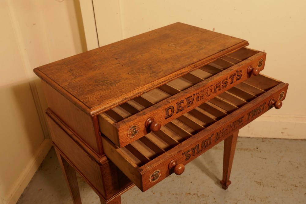 Dewhurst’s Sylko Machine Cotton Reel Haberdashery Sewing Box   View IV
