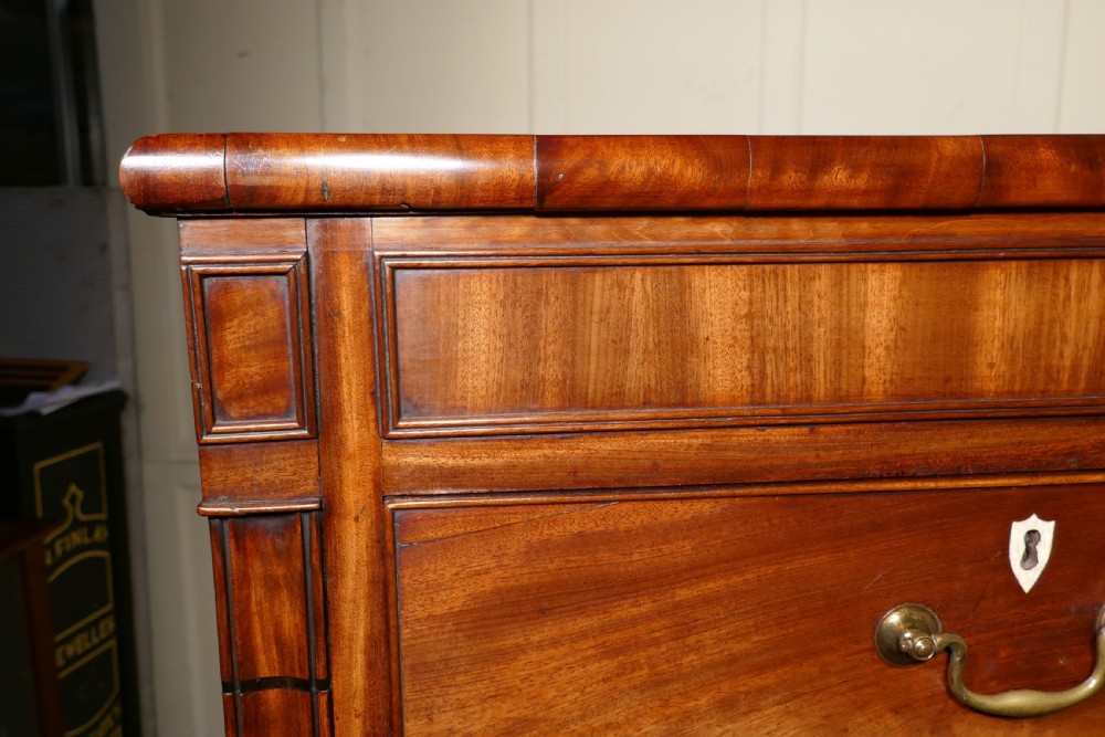 A Large William IV  Flame Mahogany Chest of Drawers View X