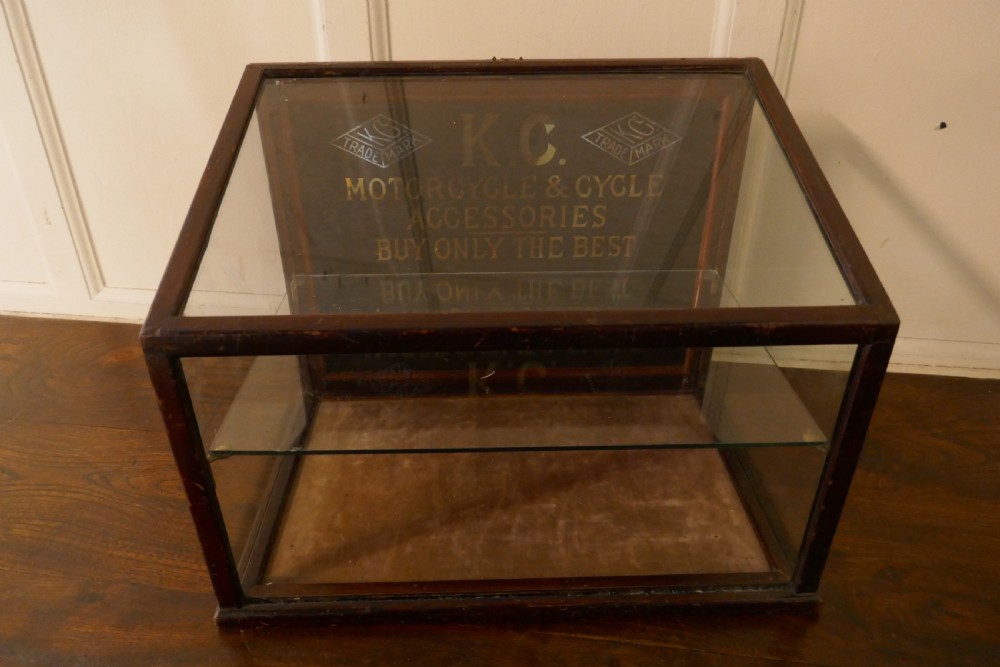 A Very Rare Kansas City, Motorcycle and Cycle Accessories Display Cabinet View VIII
