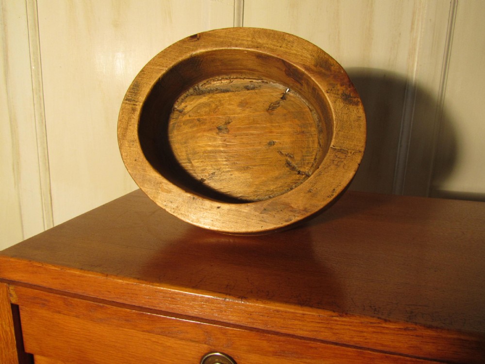 French Fruit Wood Trilby Hat Block Milliners Form View II