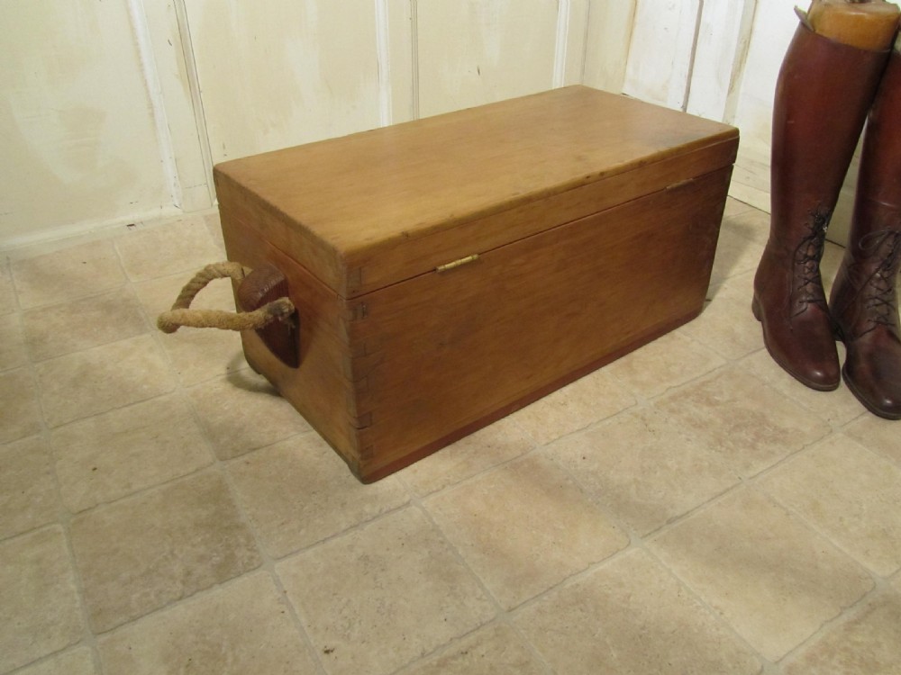 Victorian Pine Carpenters Box or Sea Chest  View II