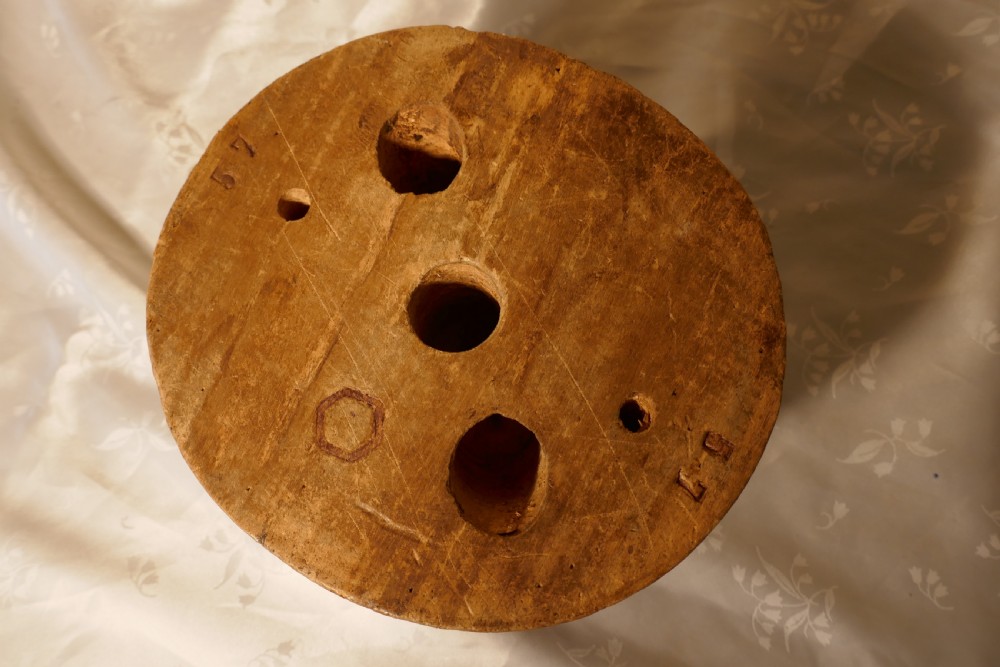 Vintage 19th Century French Hat Block, shop display View II