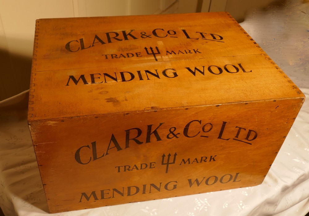 Clark and Co. Ltd. Haberdashery Advertising Cabinet of Drawers View II