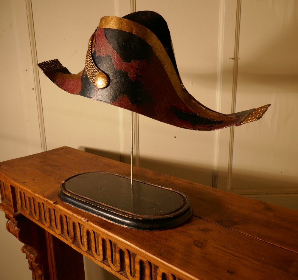 19th Century French Bicorn Toleware Hat Shop Trade Sign View V