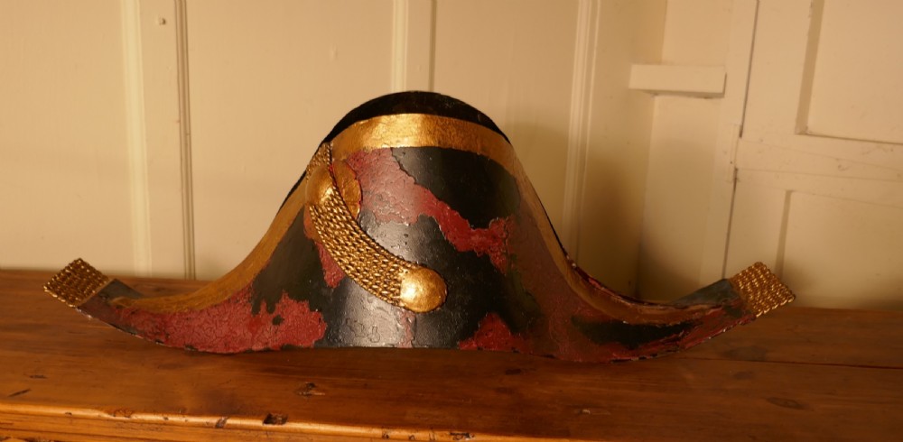 19th Century French Bicorn Toleware Hat Shop Trade Sign View VI