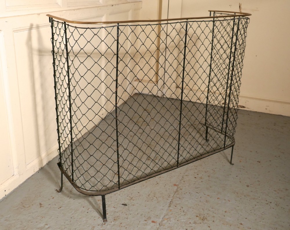 A Victorian Nursery Fire Guard, Brass Fender View II