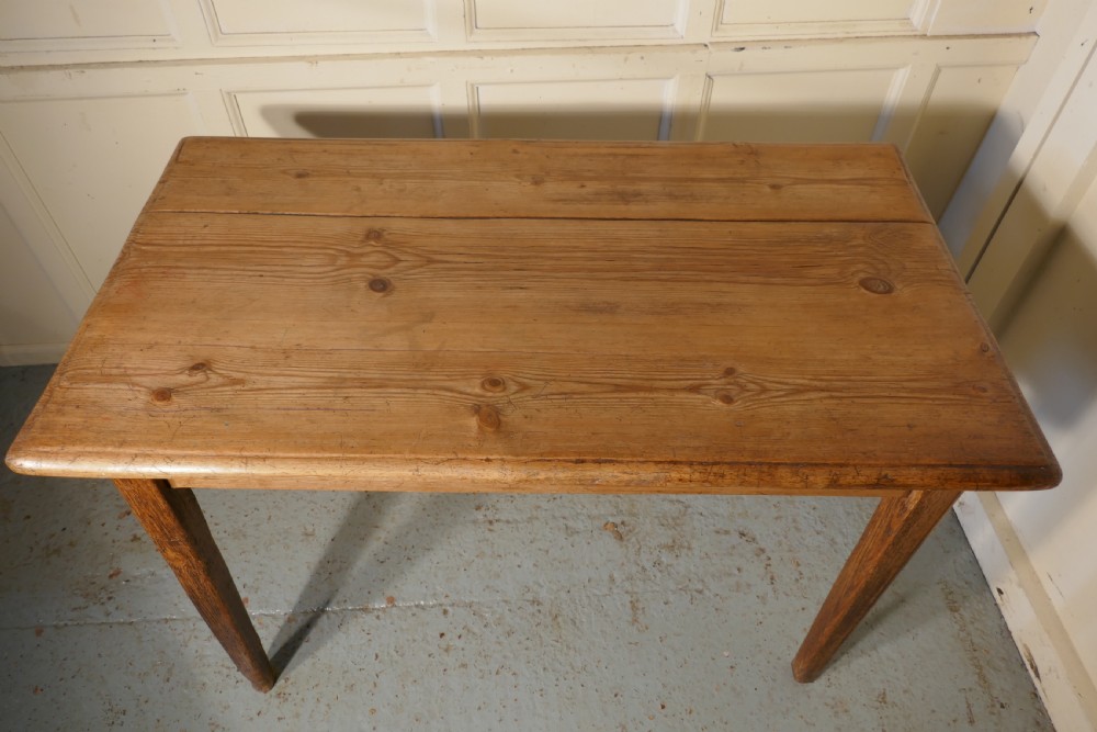 Victorian Planked Top Farmhouse Kitchen Pine Table View II