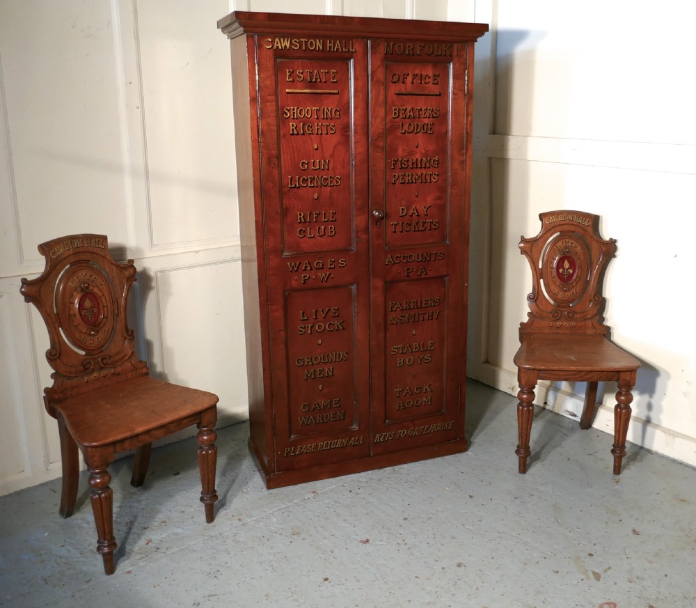 Victorian Burr Elm Estate Cupboard  View VII