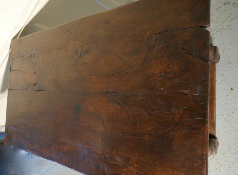 18th Century Rustic French Oak Table View III