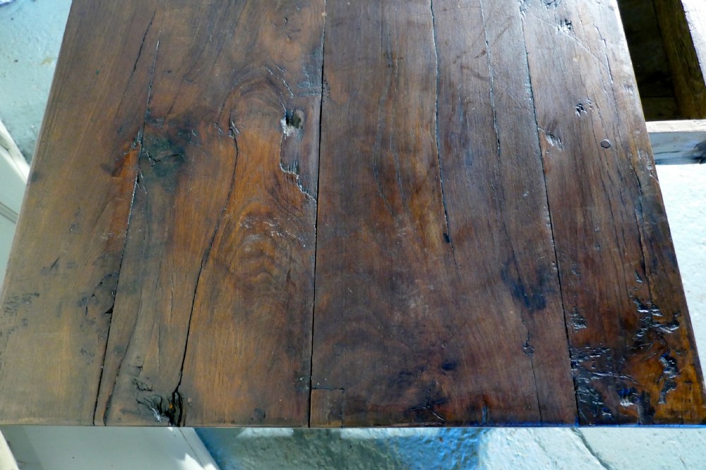 18th Century Rustic French Oak Table View V