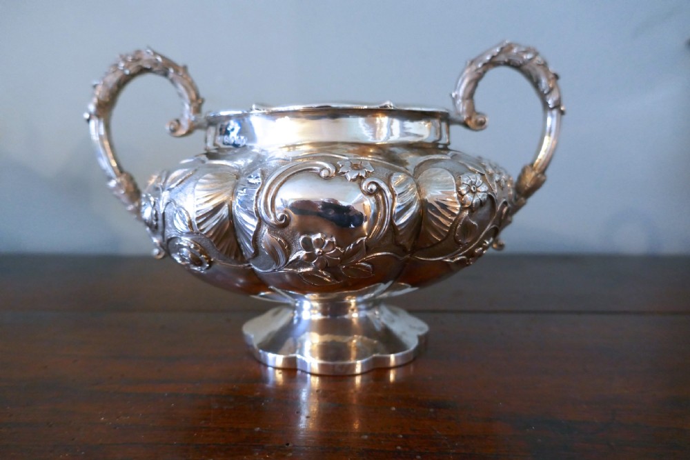 William IV Silver Four Piece Tea and Coffee Set by William Hewitt, London,1836  View IX