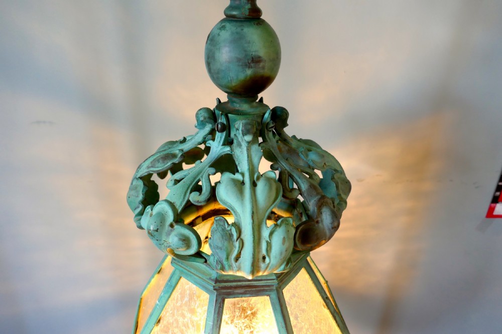 A Very Large Decorative Copper Lantern View IV
