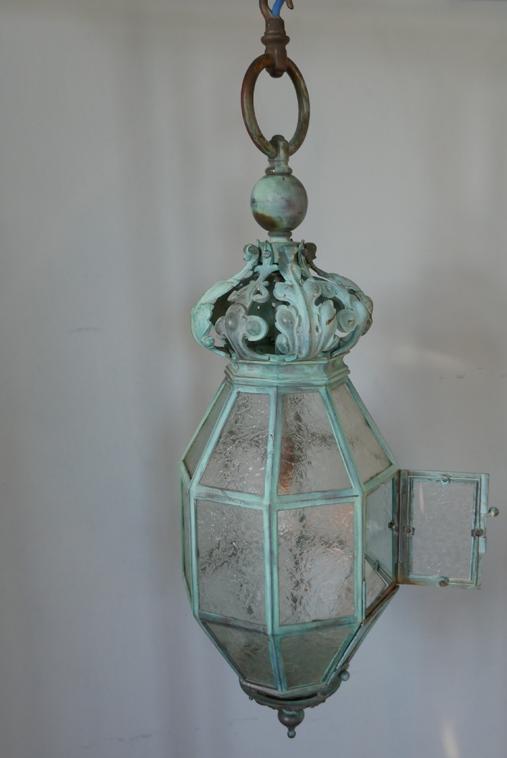 A Very Large Decorative Copper Lantern