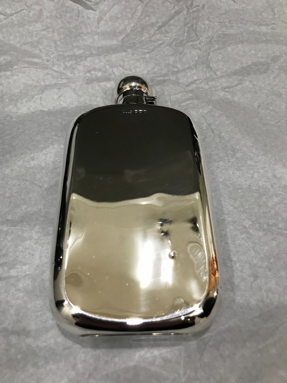 Silver Hall Marked Hip or Pocket Flask, James Dixon & Sons 1896 View II