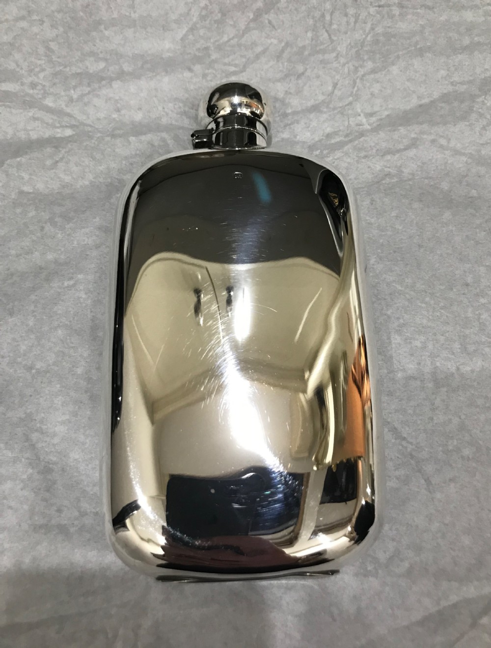 Silver Hall Marked Hip or Pocket Flask, James Dixon & Sons 1896 View IX