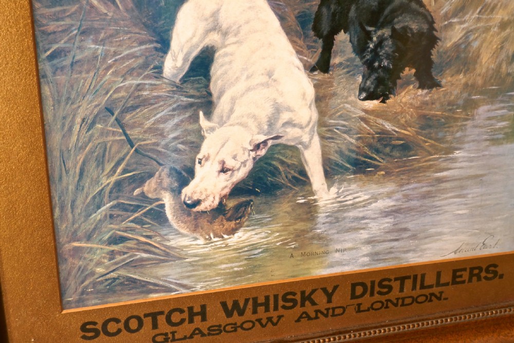 A Morning Nip, Original Framed Advertising Print for Buchanan’s Whisky View II