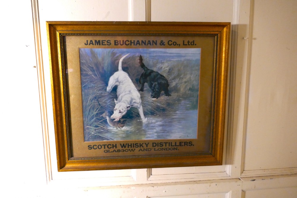 A Morning Nip, Original Framed Advertising Print for Buchanan’s Whisky View IV