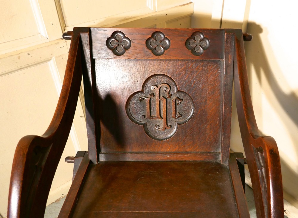 19th Century Glastonbury Oak Chair View VI