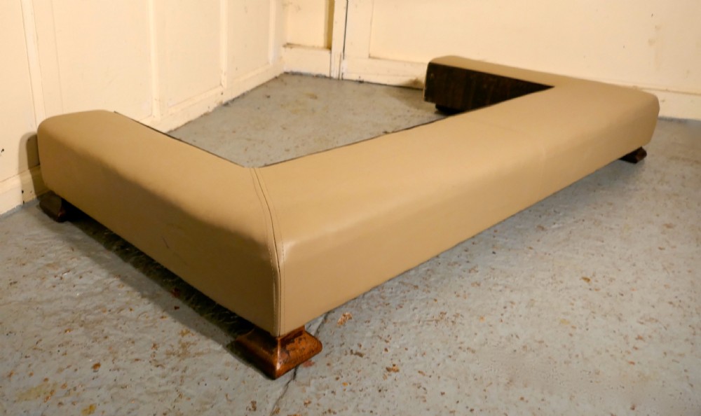 A Victorian Low Leather Club Fender View III