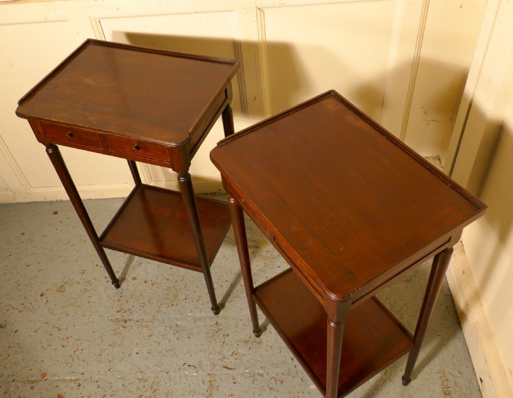  Pair of Walnut Bedside Cupboards   View III