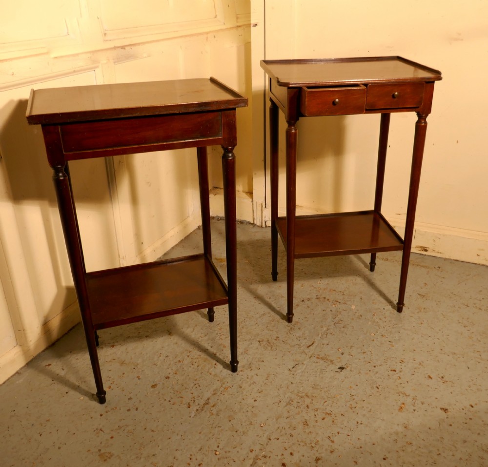  Pair of Walnut Bedside Cupboards   View V