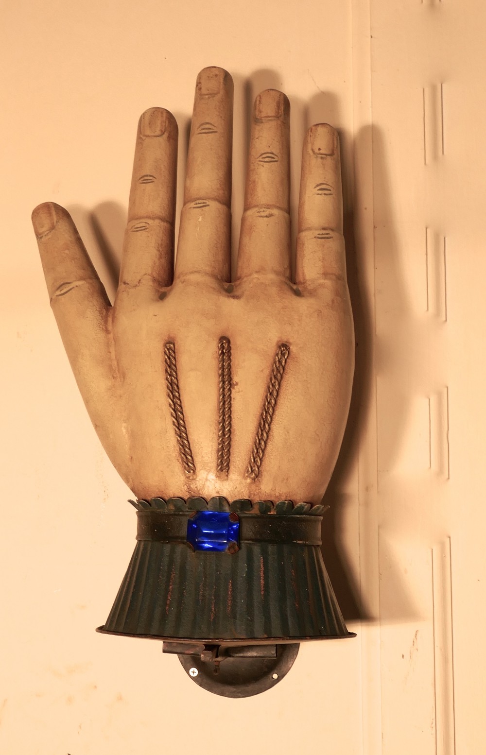Large French Toleware Glove Maker’s Shop Trade Sign