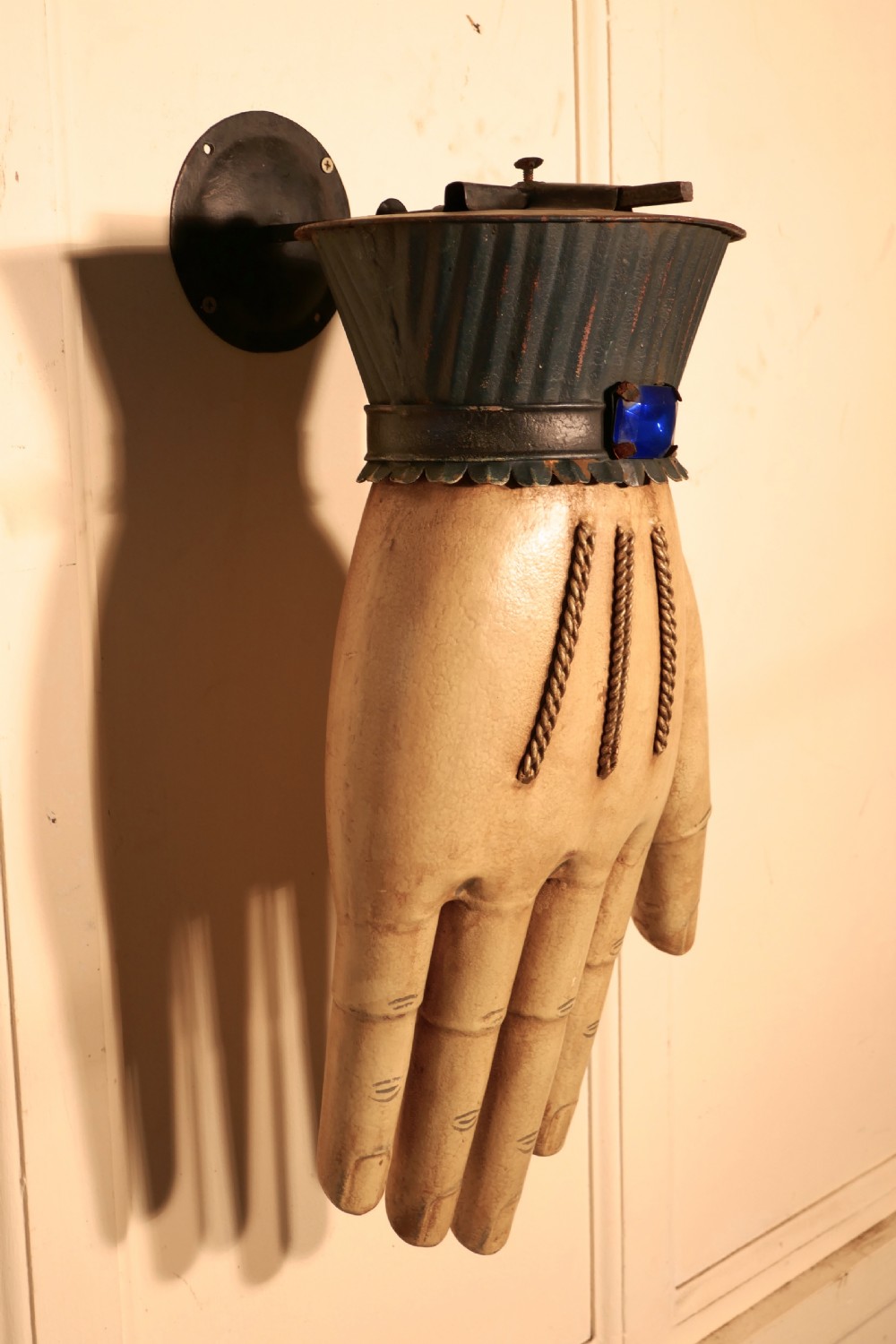 Large French Toleware Glove Maker’s Shop Trade Sign View VII