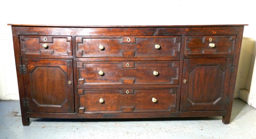 18th Century Oak Long Dresser Base