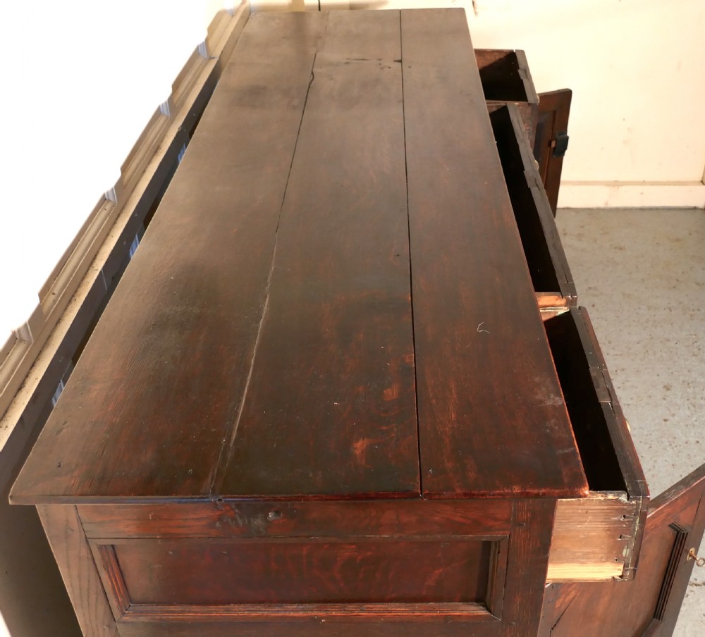 18th Century Oak Long Dresser Base View III