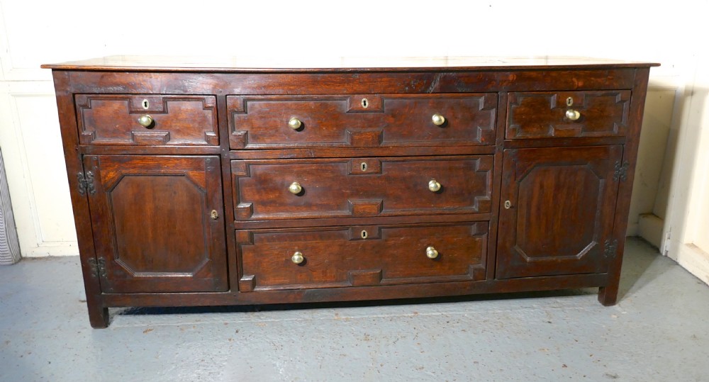 18th Century Oak Long Dresser Base View VIII