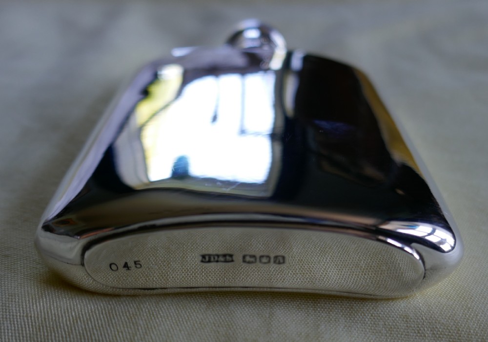Lovely Silver Hall Marked Flask, James Dixon & sons Date 1868 View II