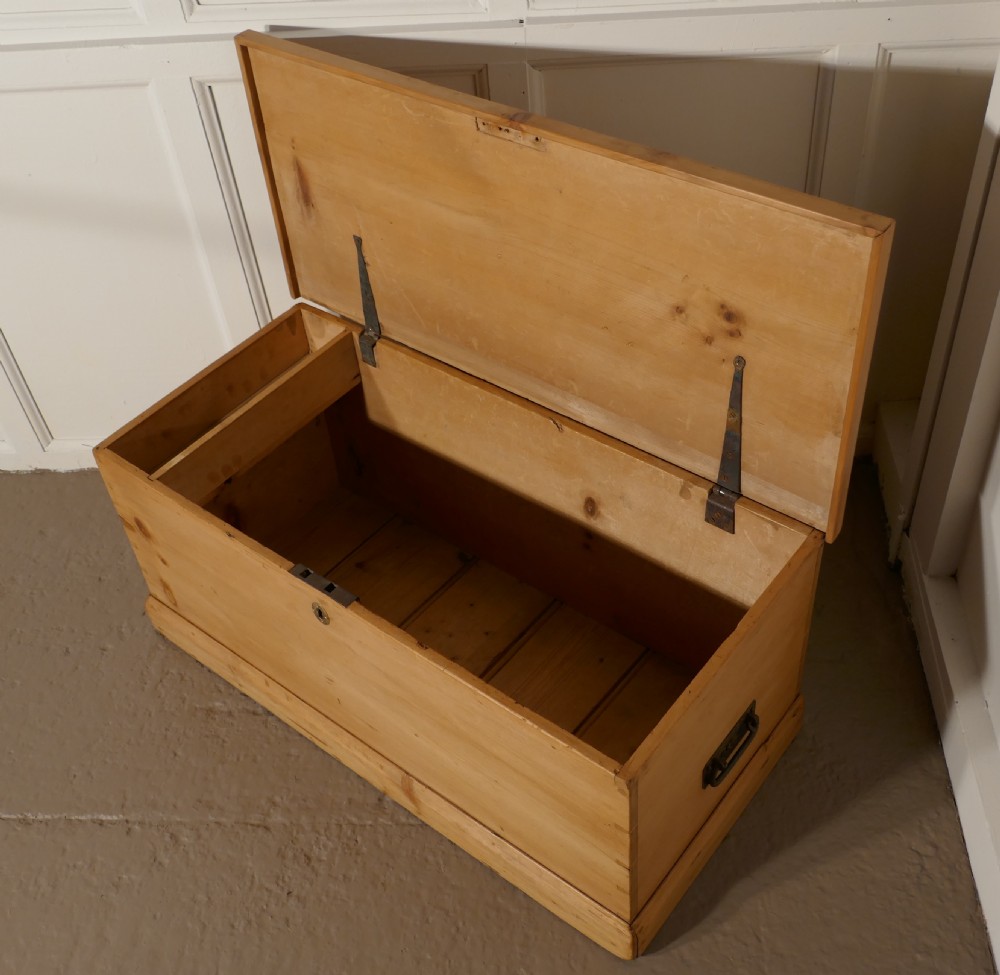Victorian Pine Blanket Box,  View VI