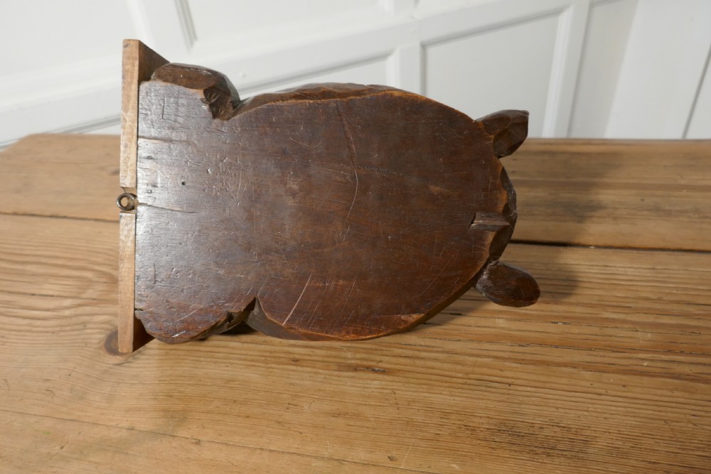 A 19th Century Carved Oak Wall Bracket, Medieval Magician  View III