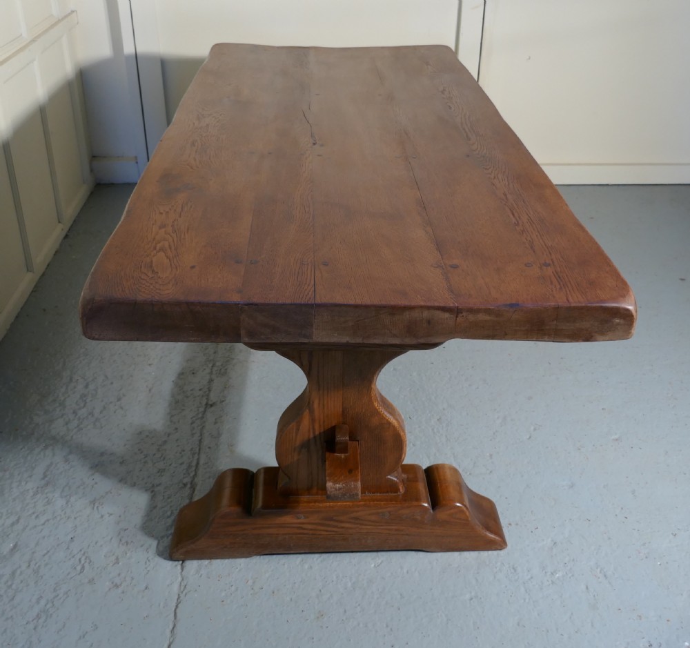 A Large French Oak Farmhouse Table, Table  Monastère View II