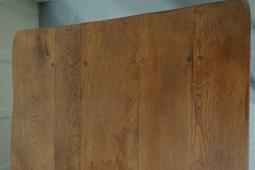 A Large French Oak Farmhouse Table, Table  Monastère View VI