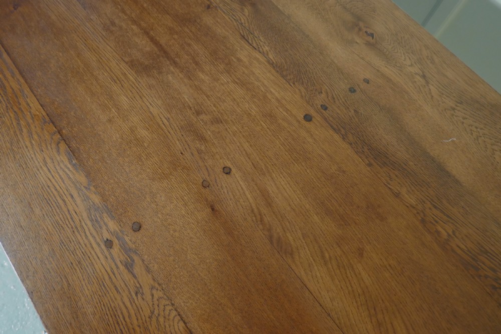 A Large French Oak Farmhouse Table, Table  Monastère View VII