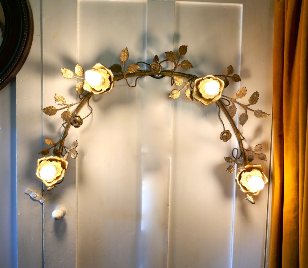 Decorative Brass Half Moon Brass Wall Light View II