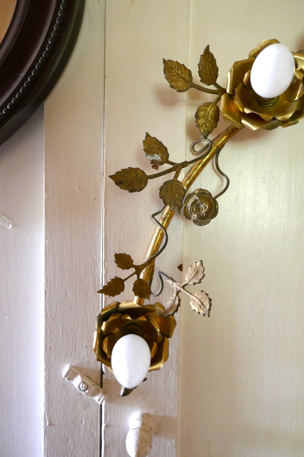 Decorative Brass Half Moon Brass Wall Light View V
