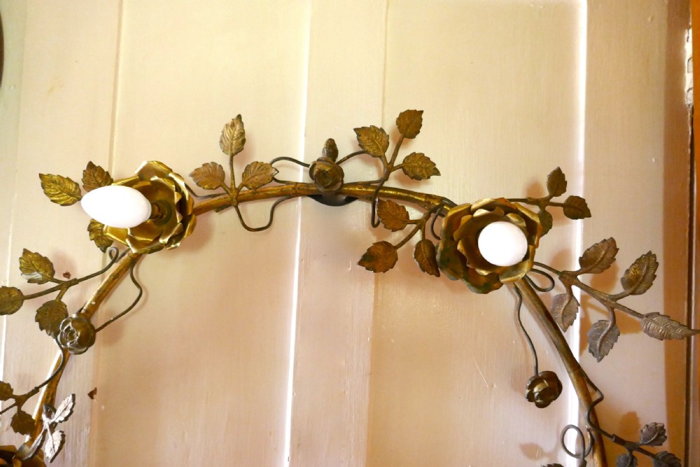 Decorative Brass Half Moon Brass Wall Light View VI